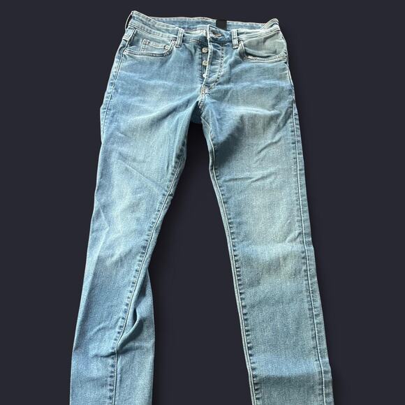 H&M &Denim High Waist Skinny Jeans • Size 29 • Light Wash - Picture 1 of 8